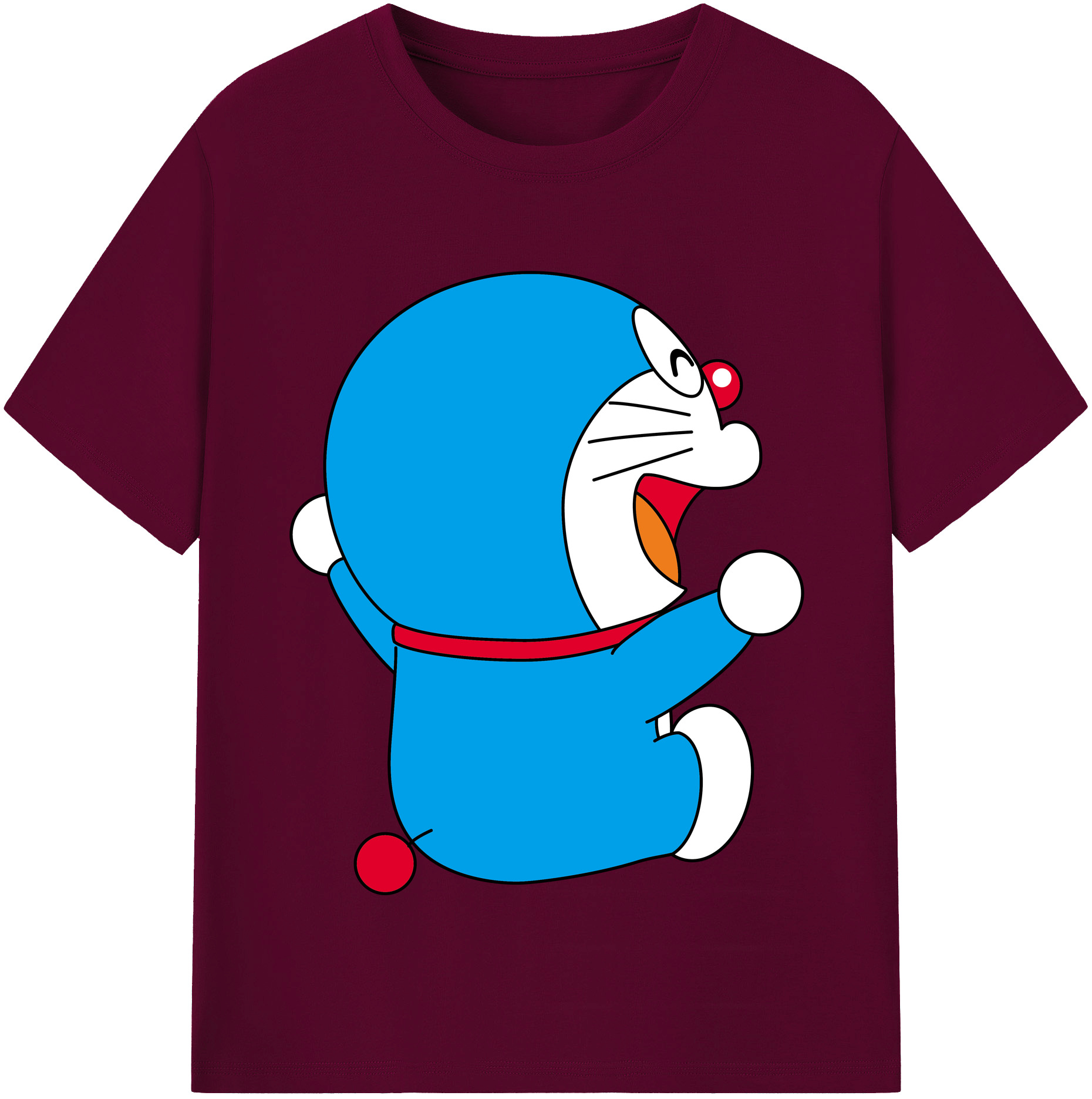 （画像用） ドラえもん Doraemon レディースカジュアルプリントTシャツ（綿100％）